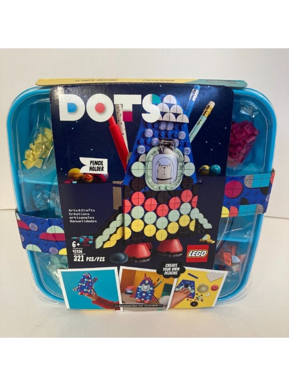LEGO Dots 41936 Pencil Holder Arts & Crafts Creations Brand New Kids Desk Toy